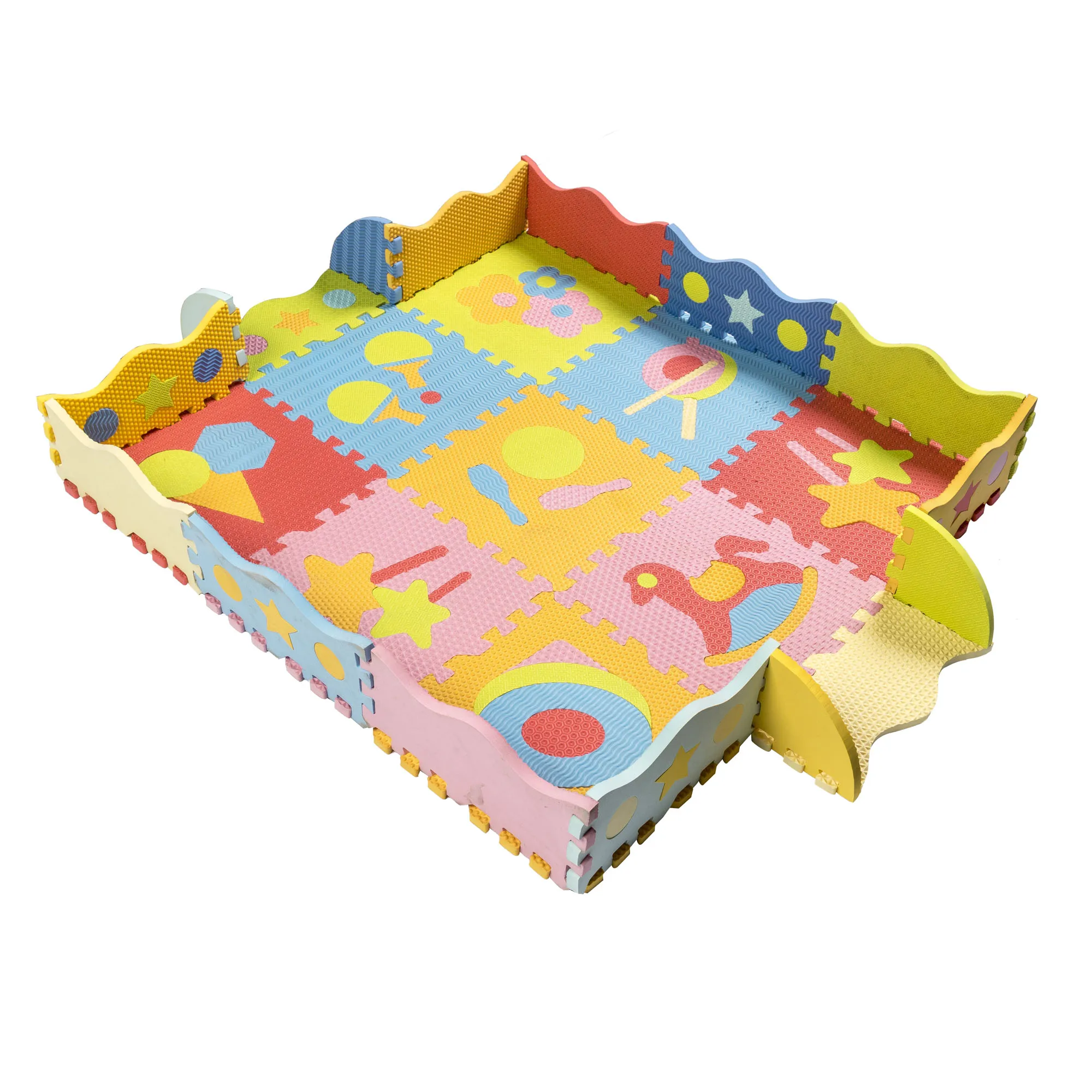 SSD Manufacturer New Design Eco Friendly Non Slip Custom OEM Private Label Korea Play Mat Eva Mat For Kids