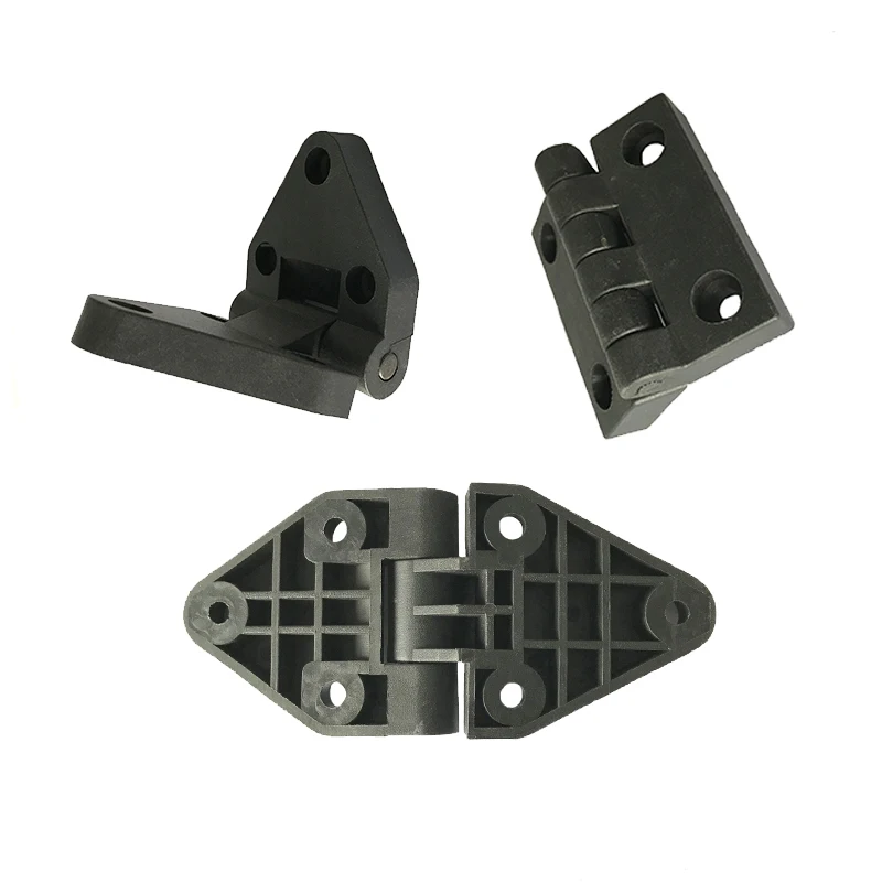 Black Nylon Industrial Machinery Electrical Cabinet Hinge foldable plastic square door and window hinges