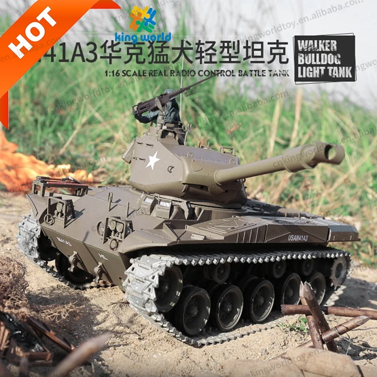 KW M41A3 Walker Bulldog Pro Version Henglong 3839-1 1/16 Tk7.0 Rc Tank Metal Tracks Wheels Motor Bb Airsoft Infrared Battle