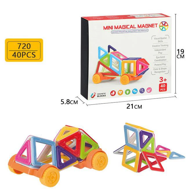 
2019 Factory sales Educational wholesale new toys magnetic building blocks sets 