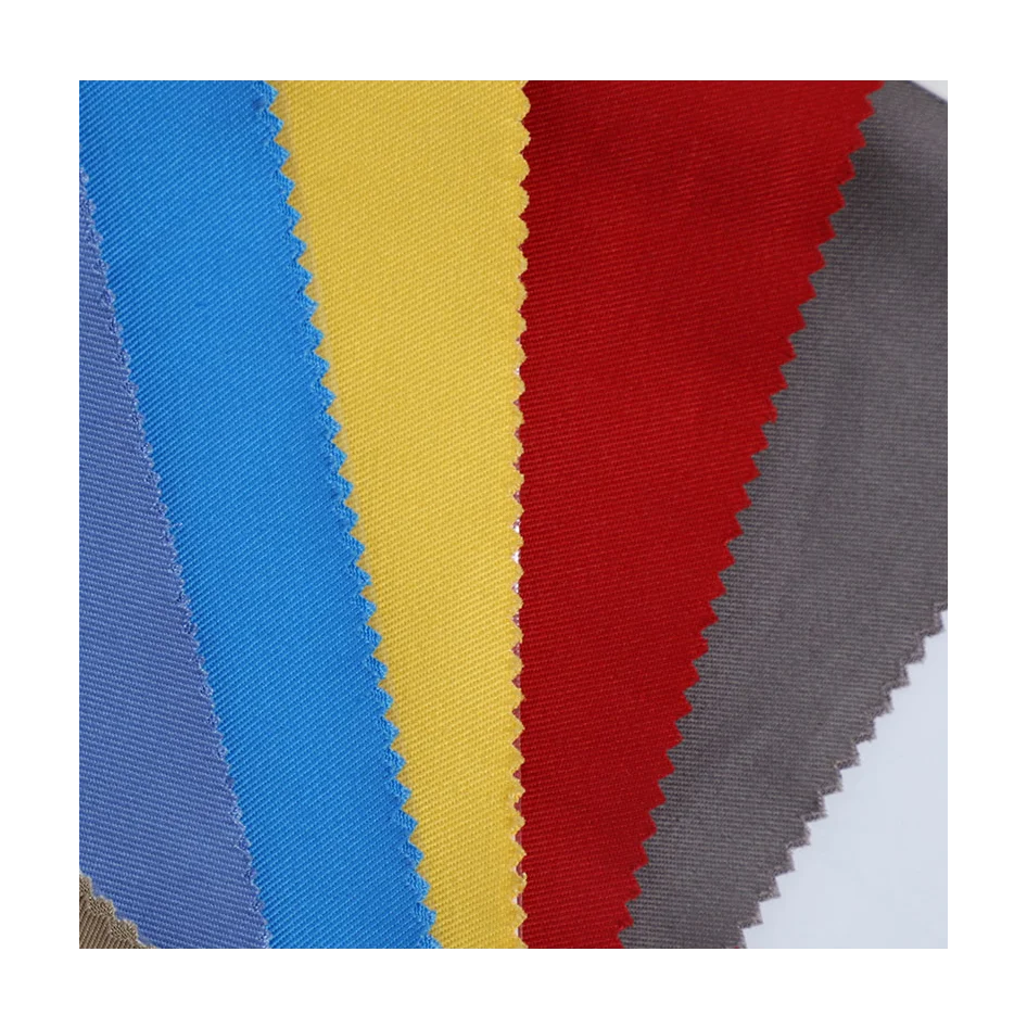 cotton 350GSM flame retardant fire resistant fr antistatic Satin Fabric for offshore coverall