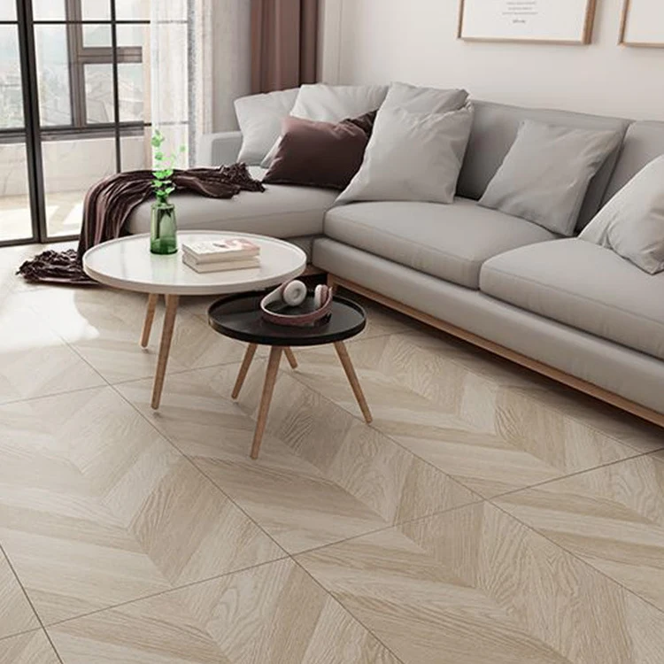 Foshan Wood Grain Brick Living Room Balcony Corridor Natural Floor Tile Modern Decoration Wear-resistant Tile 310*335