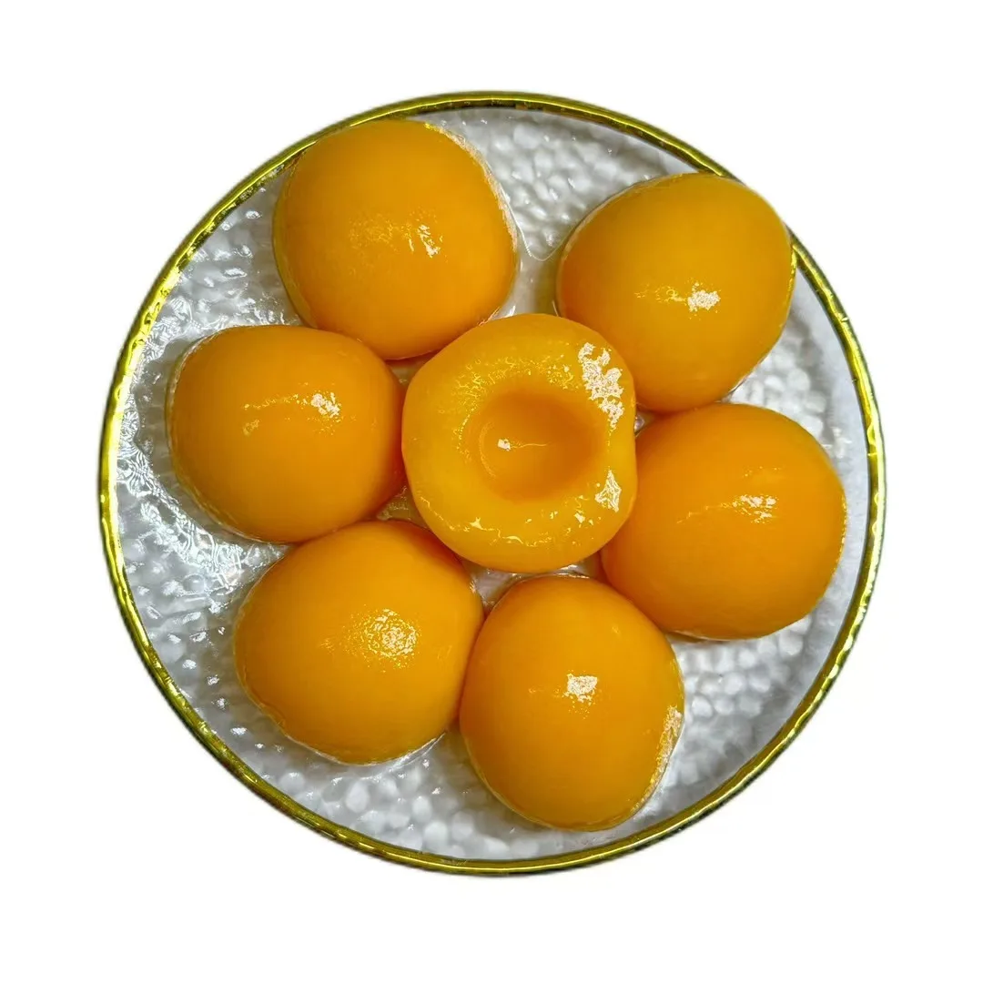 Premium Export-Grade Canned Yellow Peaches in Syrup Freshly Crafted for Baking and Beverage Preparation