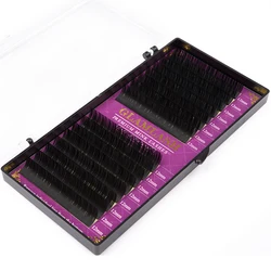 Mink 3D Private Label Wholesale Human Hair One Dollar Drag Queen Magnetic S C False Curl Eyelash Extension