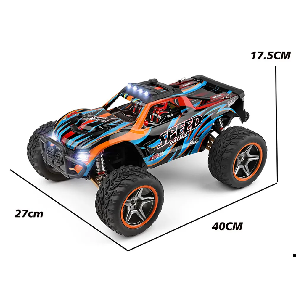 Wltoys 104009 4x4 полноприводные автомобили с дистанционным управлением 1:10 электрический высокоскоростной внедорожник восхождение на Радиоуправляемый сплав модель автомобиля