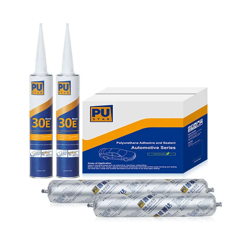 Pustar Renz30E High Initial Bonding Adhesive Fast Curing PU Sealant One Component Glass Caulk For Auto Glass Sealant
