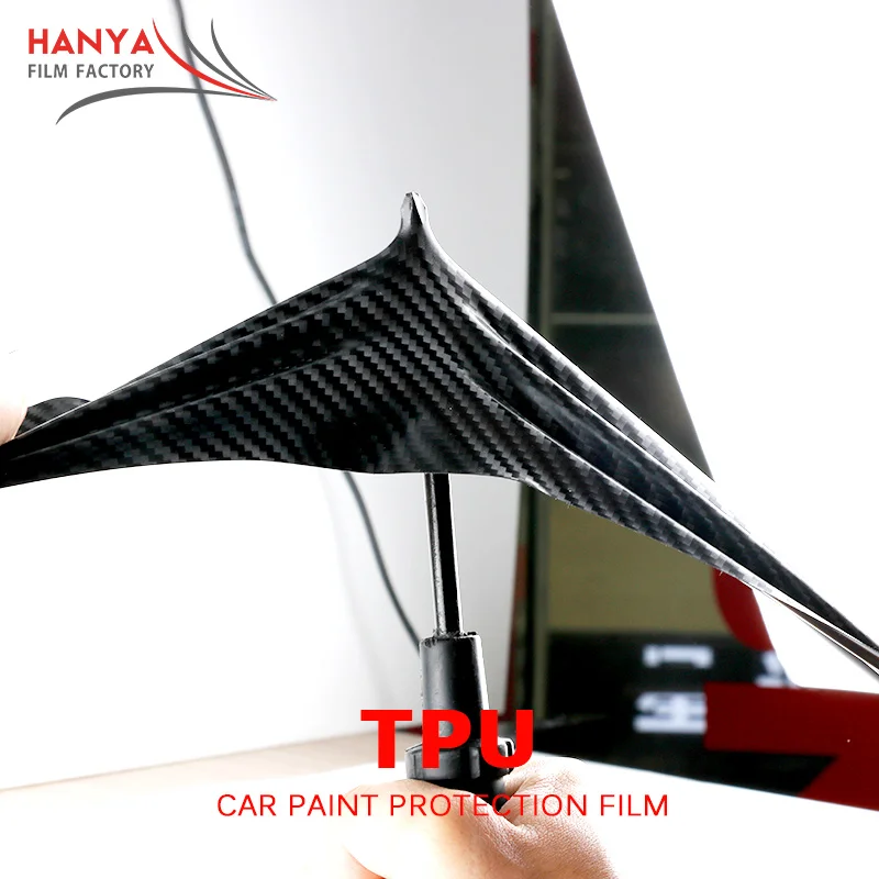 Carbon fiber Scratch Resistance Transparent Car Accessories TPU PPF Film Car Paint Protection Film Self healing vinyl wrap