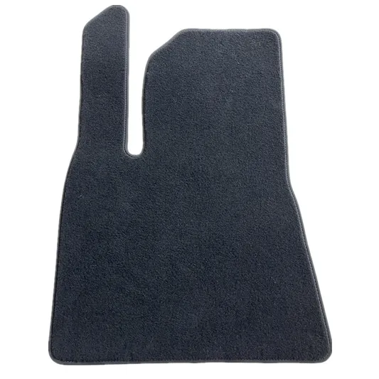 DONGWO Carpet Floor Mat for Car 4 Piece Heavy Duty Set Cars, SUV with Heel Pad Black All Weather Floor Mats