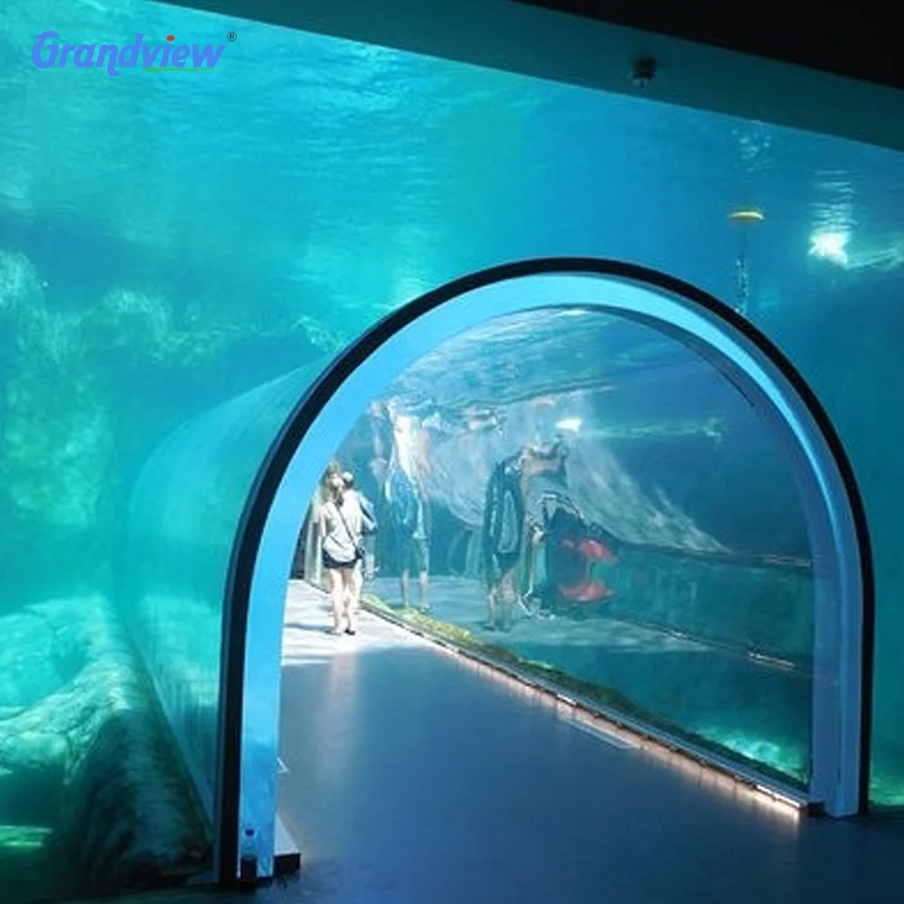 Grandview Large Acrylic Aquarium Fish Tank underwater Tunnel