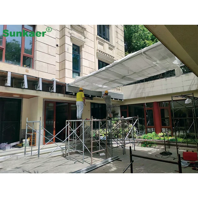 Factory Price Promotional Patio Enclosure Outdoor Retractable Roof Sunroom House Roof Panels Poly Sheet Waterproof Roofing