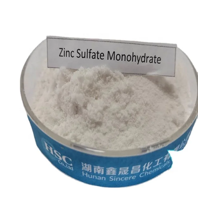 
Factory Directly Sell feed grade Zinc Sulphate 33% Monohydrate with best Price 