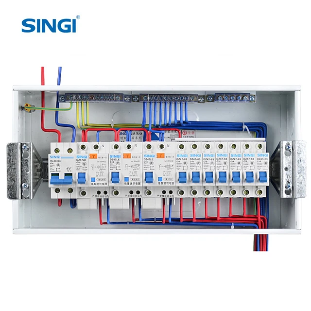 SINGI Brand TIS DZ47-63 3 Poles Miniature circuit breaker with overload and circuit protection MCB