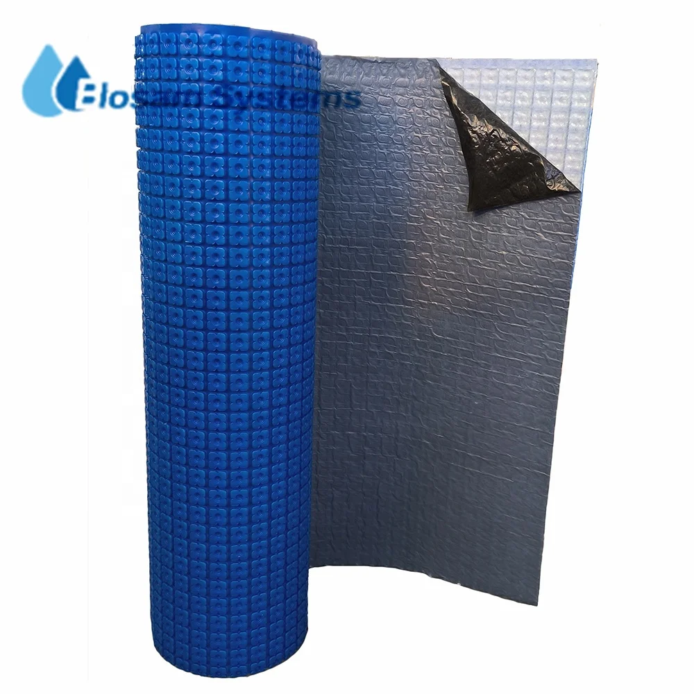 Uncoupling membrane 605ps Uncoupling Membrane for bathroom foundation Uncoupling heat waterproof membrane under floor tiles