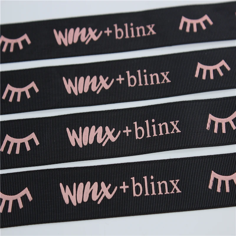 customized import ribbon polyester printing grosgrain  flower import ribbon Wholesale Wave point bow Grosgrain ribbon