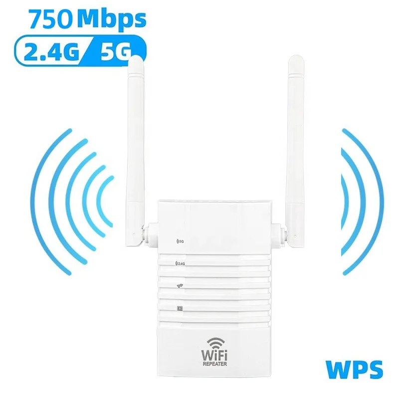 5G WiFi Extender 750Mbps Long Range Wireless Network Signal Booster dual band wifi repeater