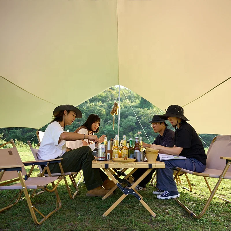 Naturehike Glacier Camping tarp Tent awning UPF 50+ canopy 8-10 person large luxury beach sun shade