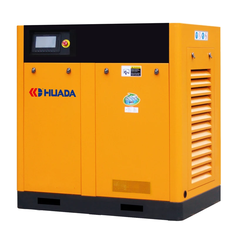 Высокая эффективность 75HP 55KW Электрический IP54 переменная частота винтовой воздушный компрессор