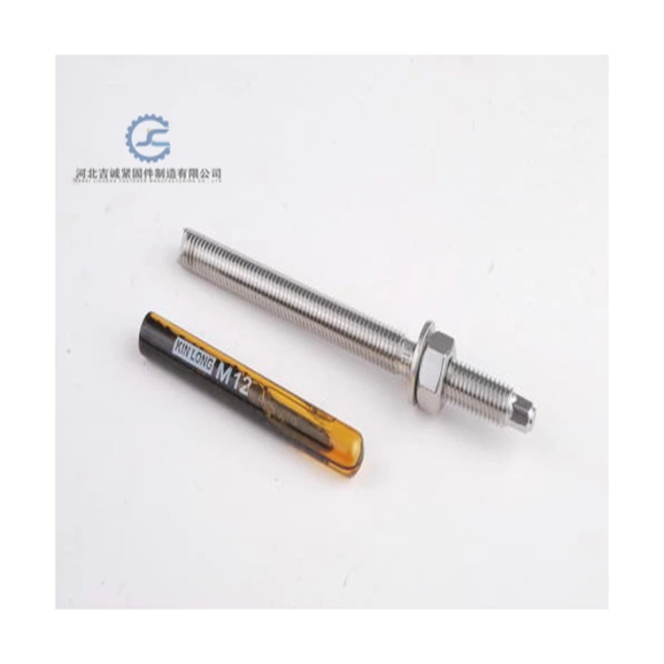 Building Materials Chemical Bolts M10 M12 Concrete Bolts Anchor Screw accessories