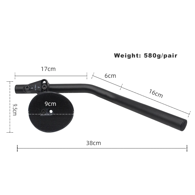 Road Mountain Bike Cycling Race Bicycle MTB Aluminum Alloy TT Handlebar Road Bike Handlebar Separated Pipe