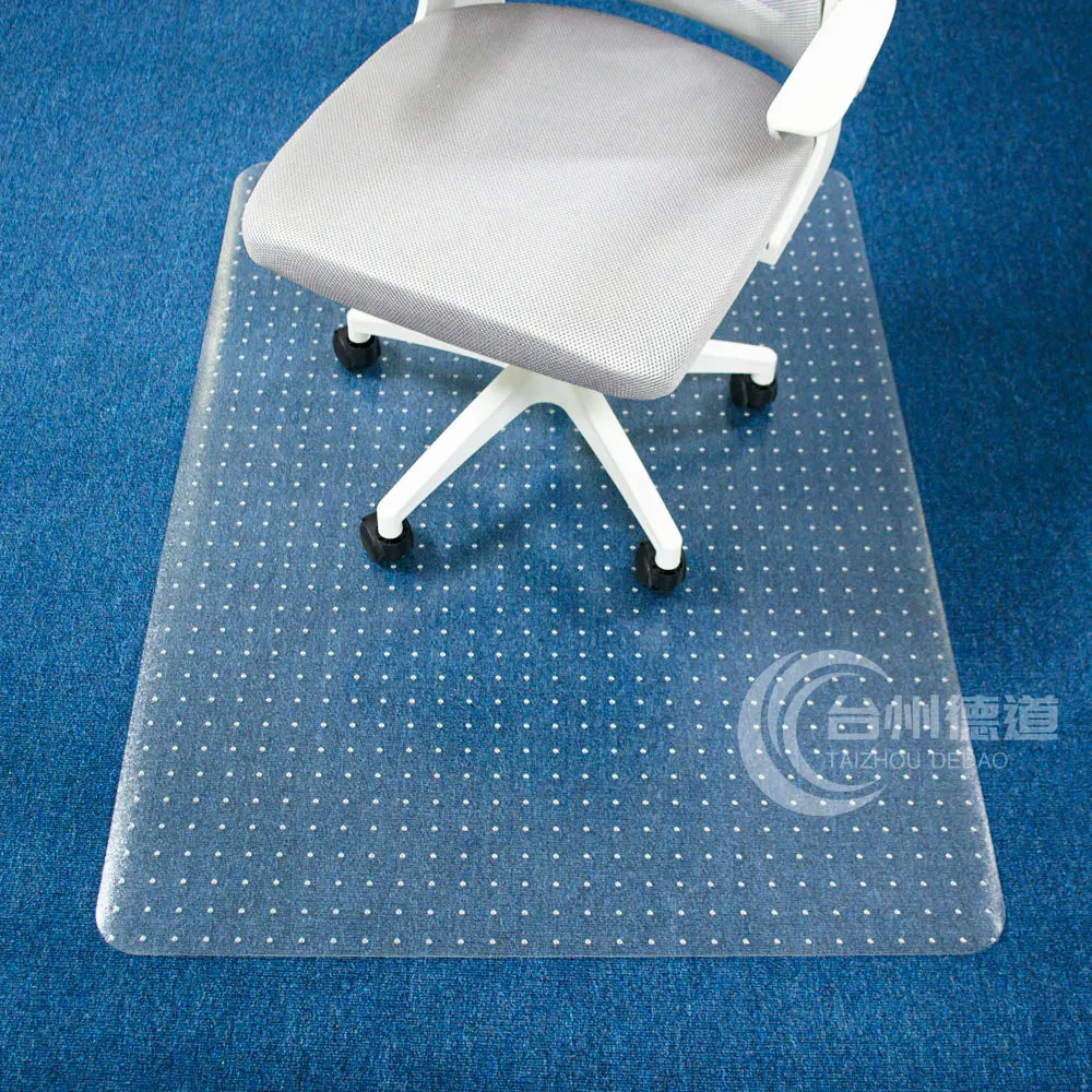 PVC Vinyl  Floor Protectors For Rolling Chairs Protector Clear Chair Mat Decorative Chair Mats, Factory Direct Sale