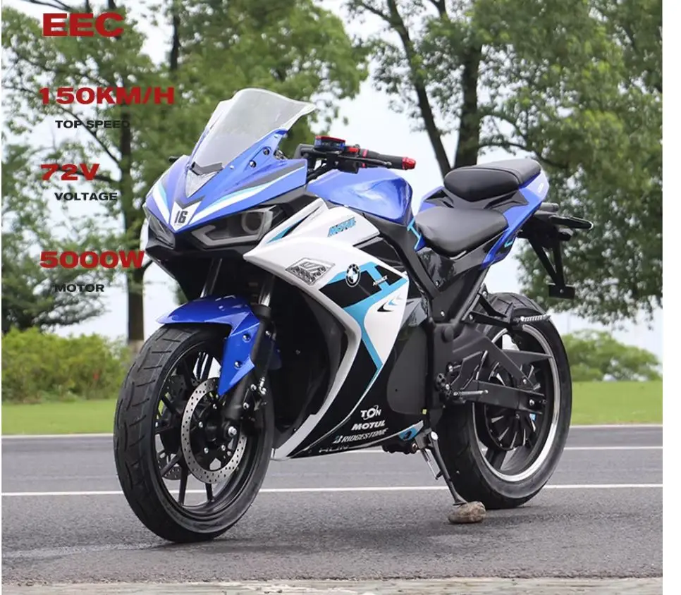 Powerful electric motorcycle long range racing motorbike electric adult off-road faster electric motorcycle scooter