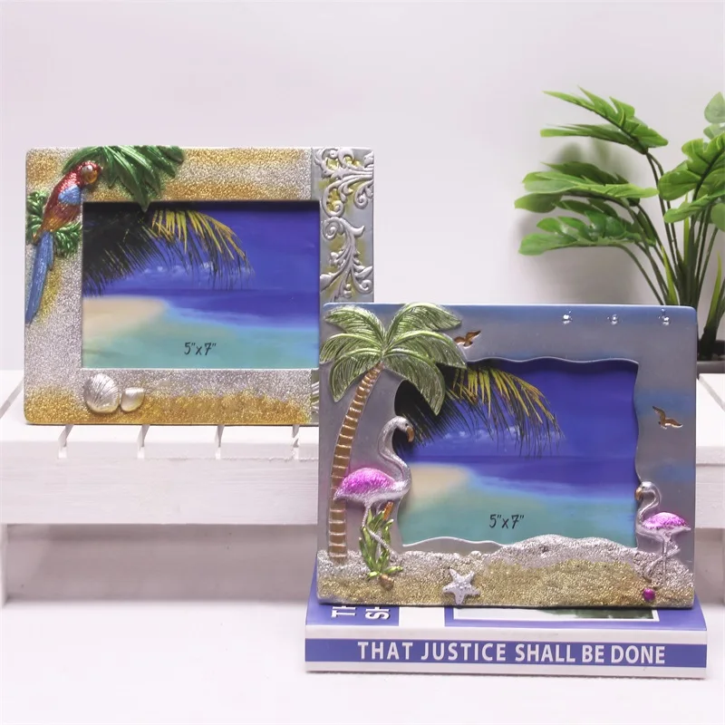 Wholesale Resin Picture Frame Custom Design Hand Painted Home Decor Crafts