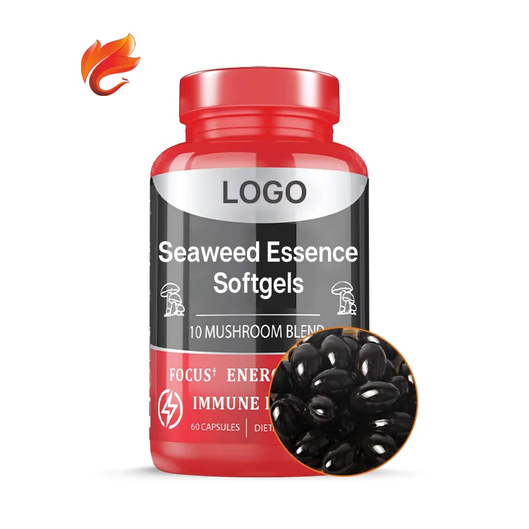 Immune Booster Medicines Spiral Seaweed Essence Softgel
