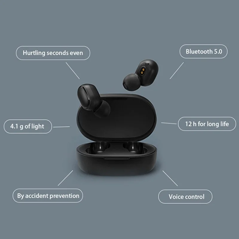  Самые продаваемые товары 2021 Xiaomi Redmi Airdots 2 Наушники-вкладыши с синими зубьями наушники-вкладыши для наушников Mi