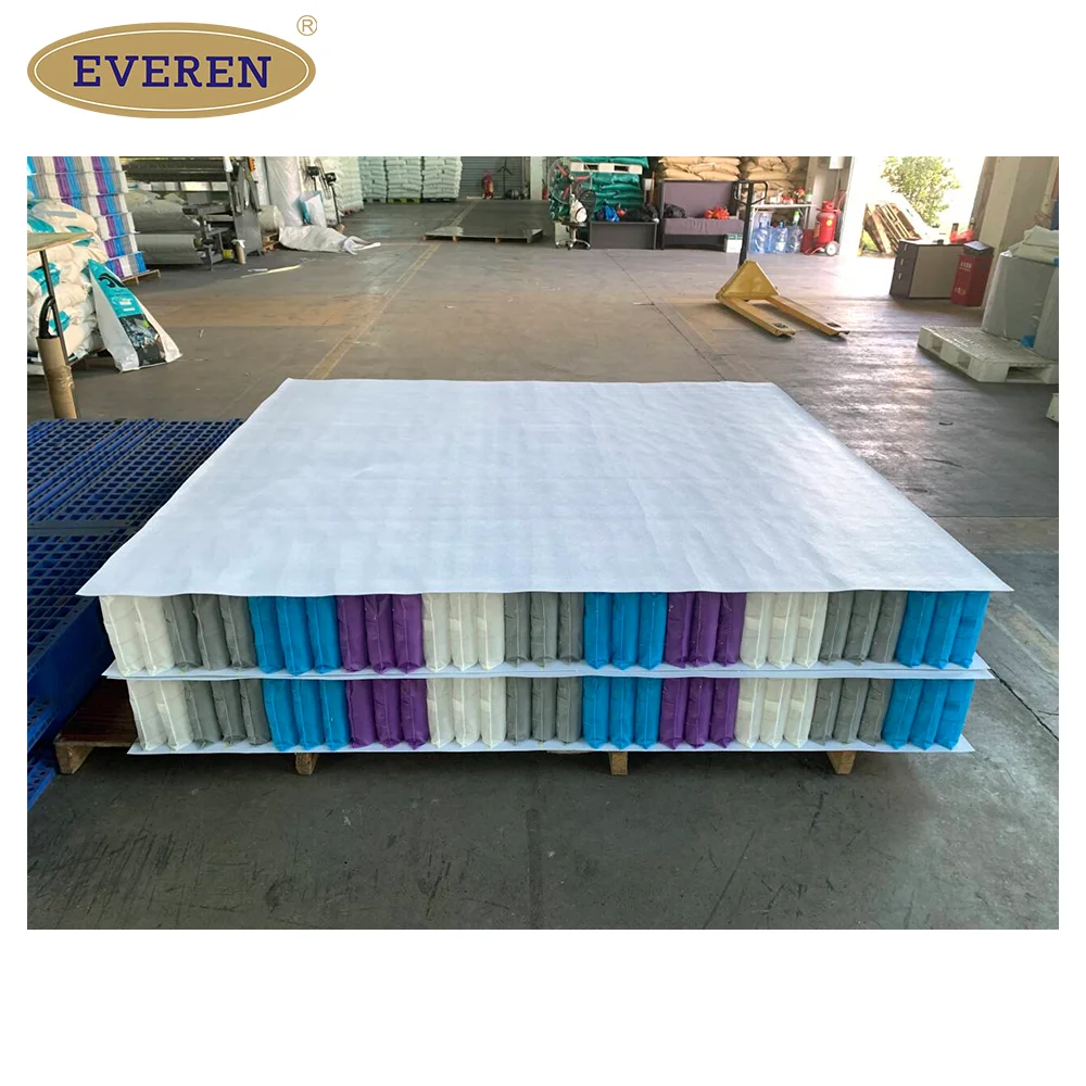 EVEREN Mattress In A Box Pocket Spring Mattress Top Quality Soft Mattress