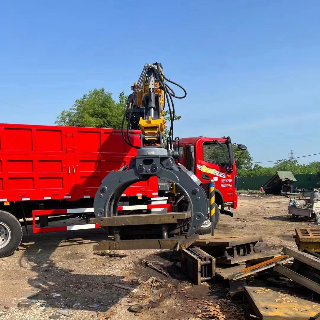 Factory Price Good Quality Multifunctional Silun Steel Plant Waste Treatment Plant 2+3 Grab Forestry Crane Installation