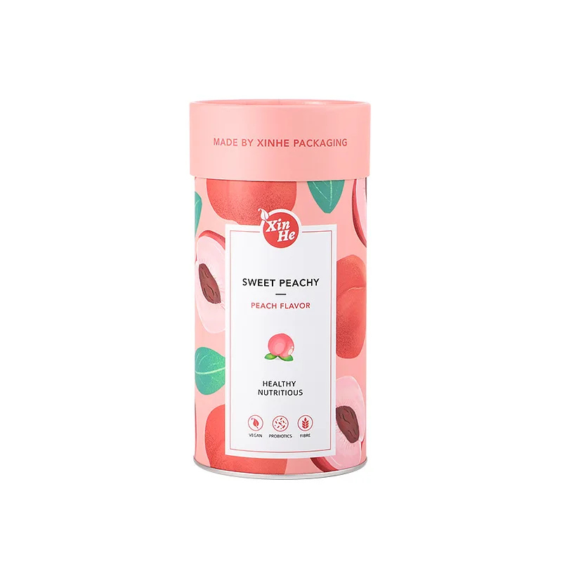 Custom Packing Eco- friendly Carton  Kraft Round Cylinder Box Biodegradable Craft Cardboard Packaging Paper Tubes