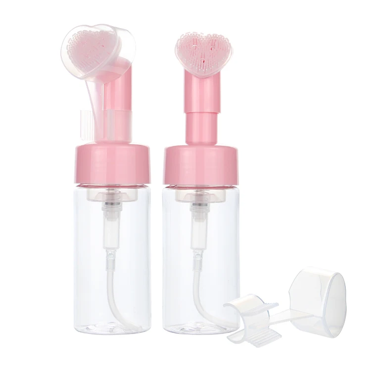 120ml  plastic empty clear  dispenser soap shampoo foam pump bottle