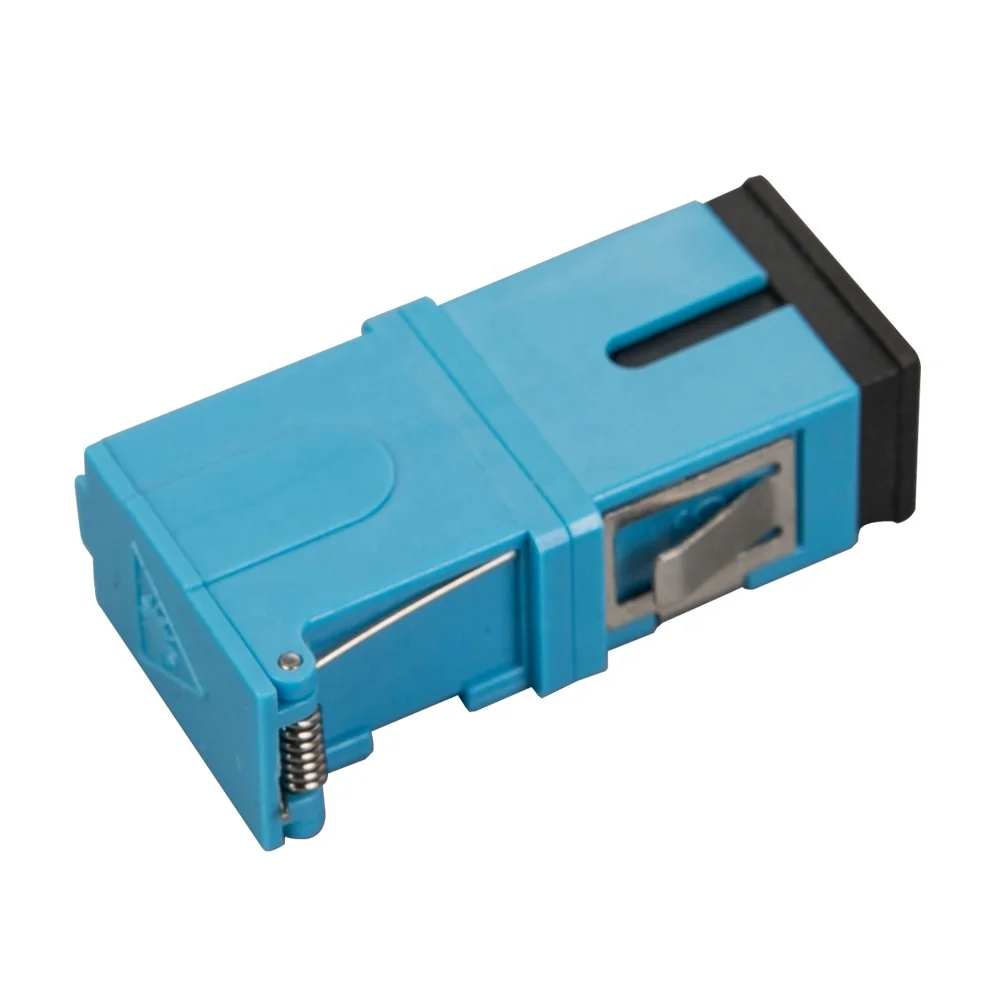 
Fiber optical fc apc sma adapter metal simplex fiber optic sc adapter with shutter 
