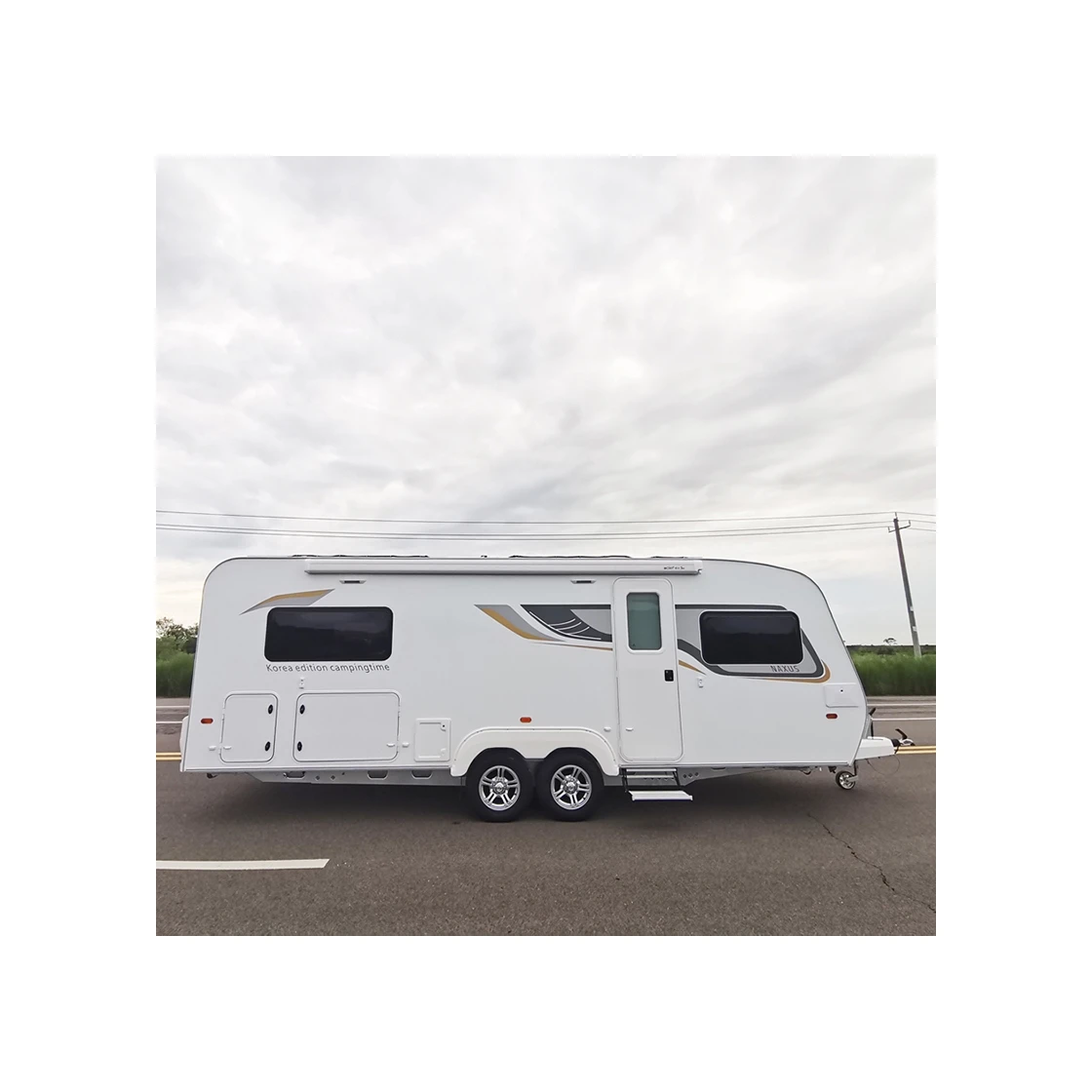 Luxury Van and Caravans Made In China Rv Motorhome Travel Trailer Campers