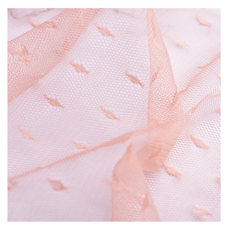 2022 New Design Manufacture Soft Hand Feel 100%nylon  Lace Fabric  Crochet Embroidery Lace