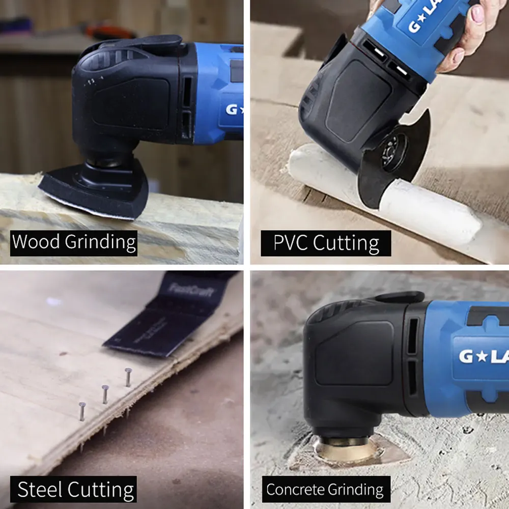 Galaxia Corded Oscillating Tool Multi Tool Variable Speed Sand Paper Blade Included