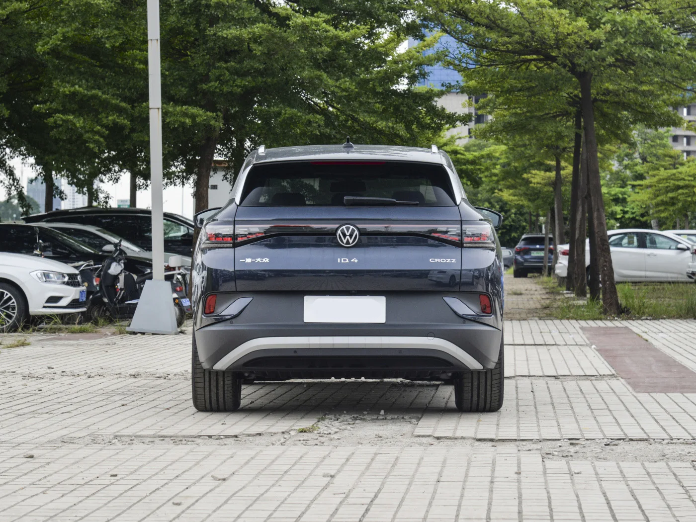 Single Speed Transmission High Performance Suv Used Pure Electric Cars For Volkswagen Id 4 Crozz