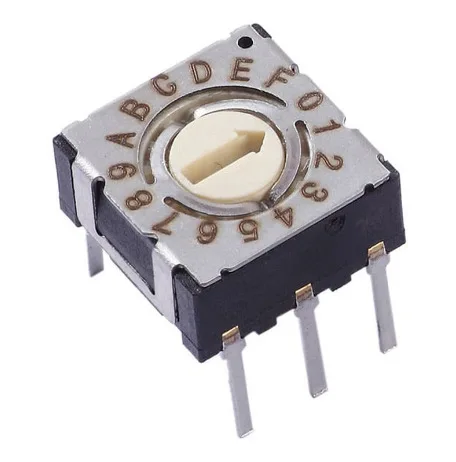 Factory supply PCB 1Pole Dip Rotary Switch Switch Code Rotary Switch Rotary Dip With Air Cleaner