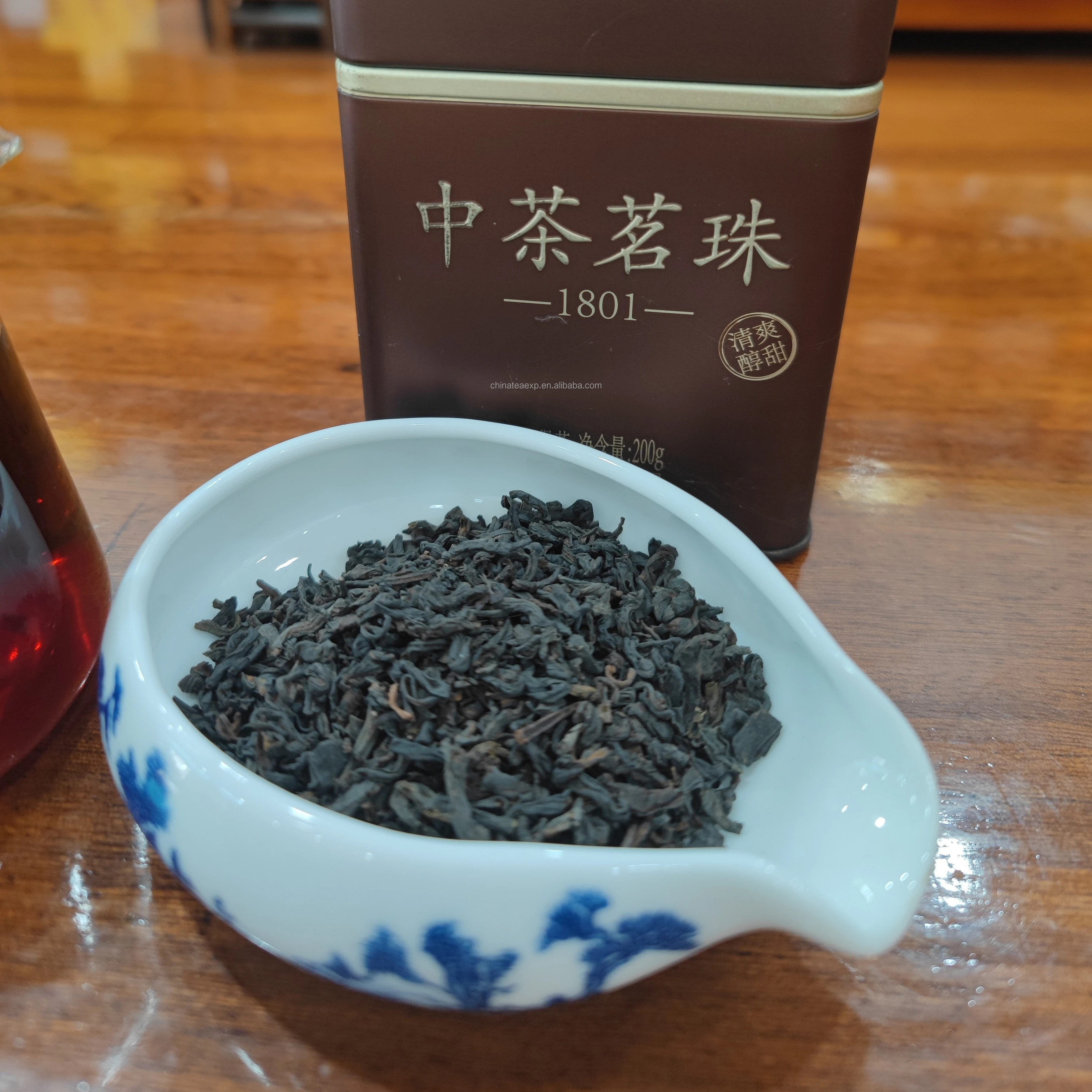 GX06 1801 Wholesale Factory price cha chinese dark tea 200g can packing chinese Liupao Ming Zhu Liu Pao Tea Health Loose Tea