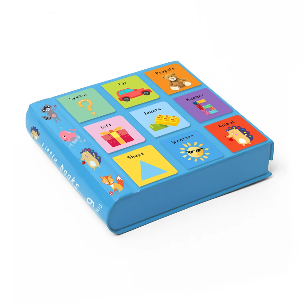 Custom High Quality Printed Children Board Books Colorful Film Lamination Perfect Binding Kids card Books For Cognitive Learning