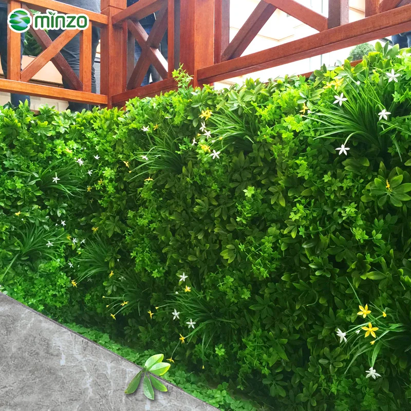 Vertical garden plants green decorative outdoor artificial boxwood hedge panels