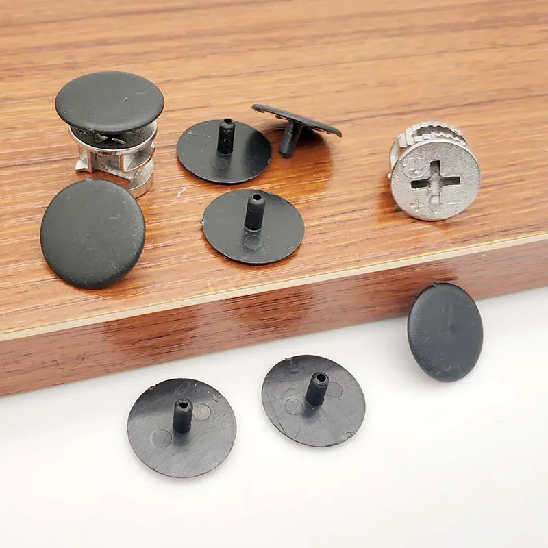 Furniture Three-in-one Connector Hat P:lastic Screw Cover Eccentric Wheel Hole Cover Decorative Hole Cover