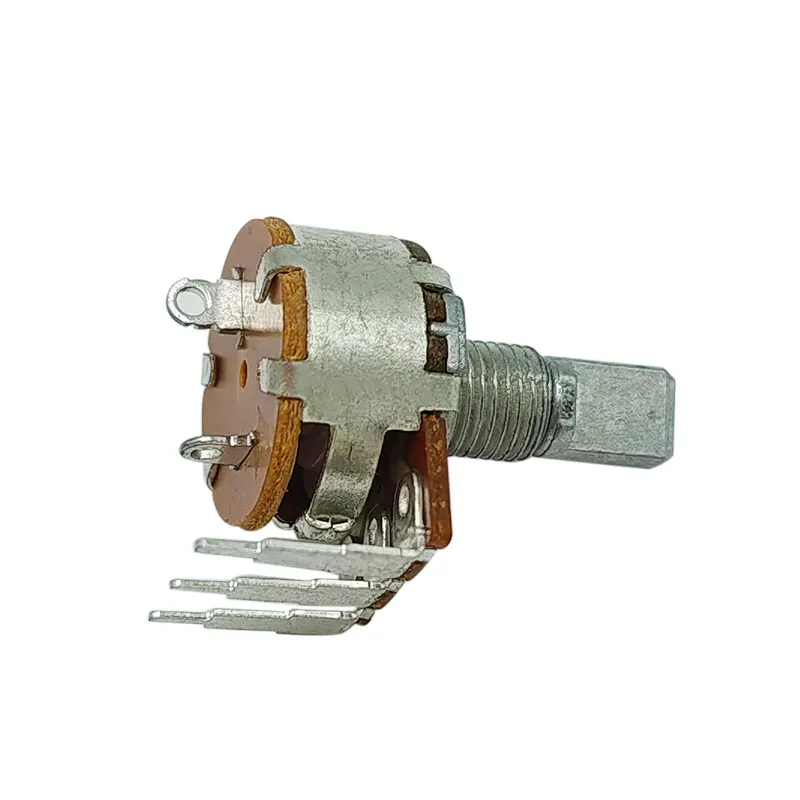 Wh148 B10k B50k B102 100k Volume Control Rotary Potentiometer With 3 Pin Metal handle 15mm 20mm 25mm