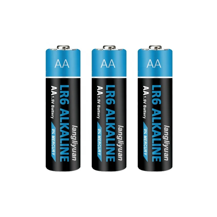 
Factory price longlife alcalina pilas am3 lr6 alkaline 1.5v size aa batteries 