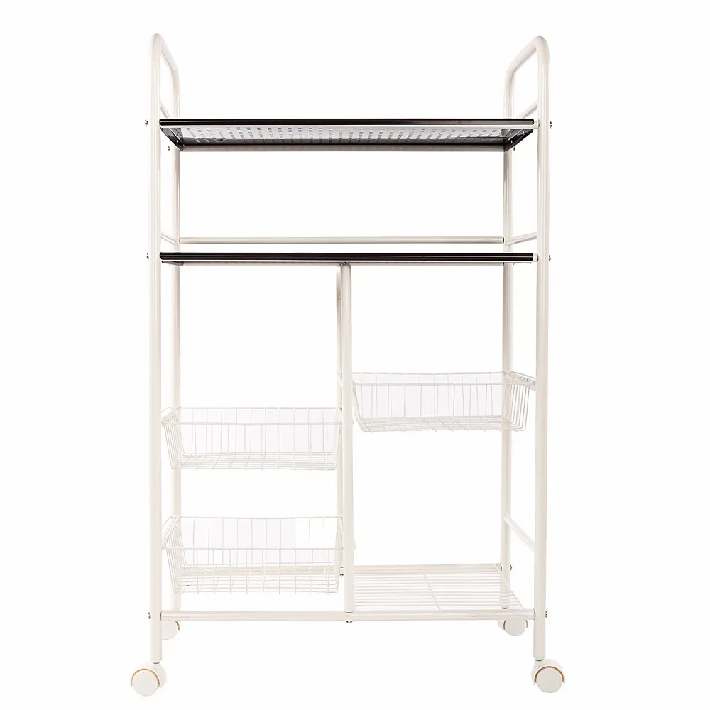 Kitchen storage racks multifunctional simple storage rack with wheels bathroom racks