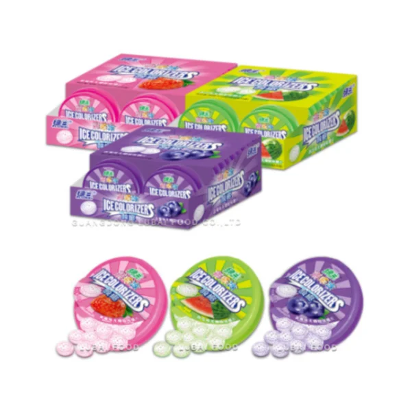 
Dulces Fruit Flavor Sugar Free Sweets Sour Pressed Candy 