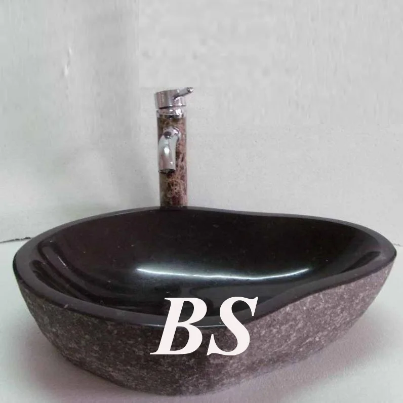 Bathroom Sinks Black Marquina Marble Wash Basin Marble Bathroom Stone Sink Kitchen Stone Basin/Sink