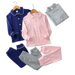 Boys Girls 100% Cotton Lounge Wear Toddlers Sleepwear Kids Loungewear Set