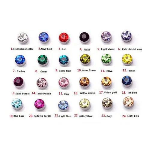 Mixed color and size magnetic stud earrings men hotselling