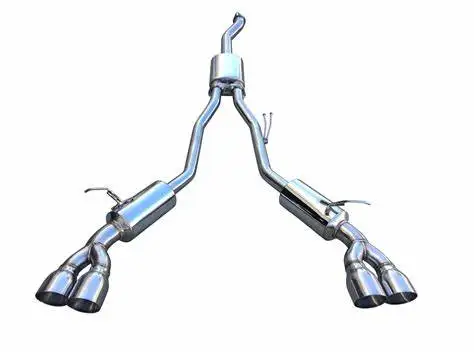 High performance titanium tailpipe exhaust system for Nissan 370Z